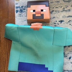 Kids Minecraft costume size Large 10 12